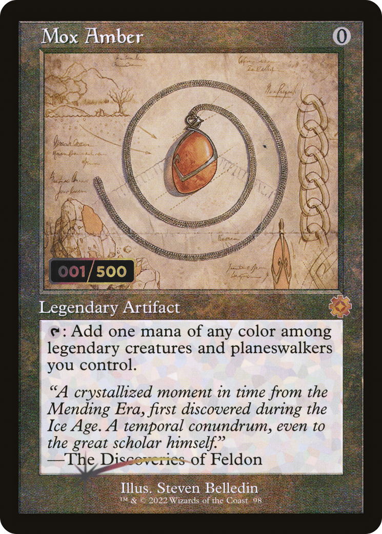 Mox Amber (BRR-98Z) - The Brothers' War Retro Artifacts Foil