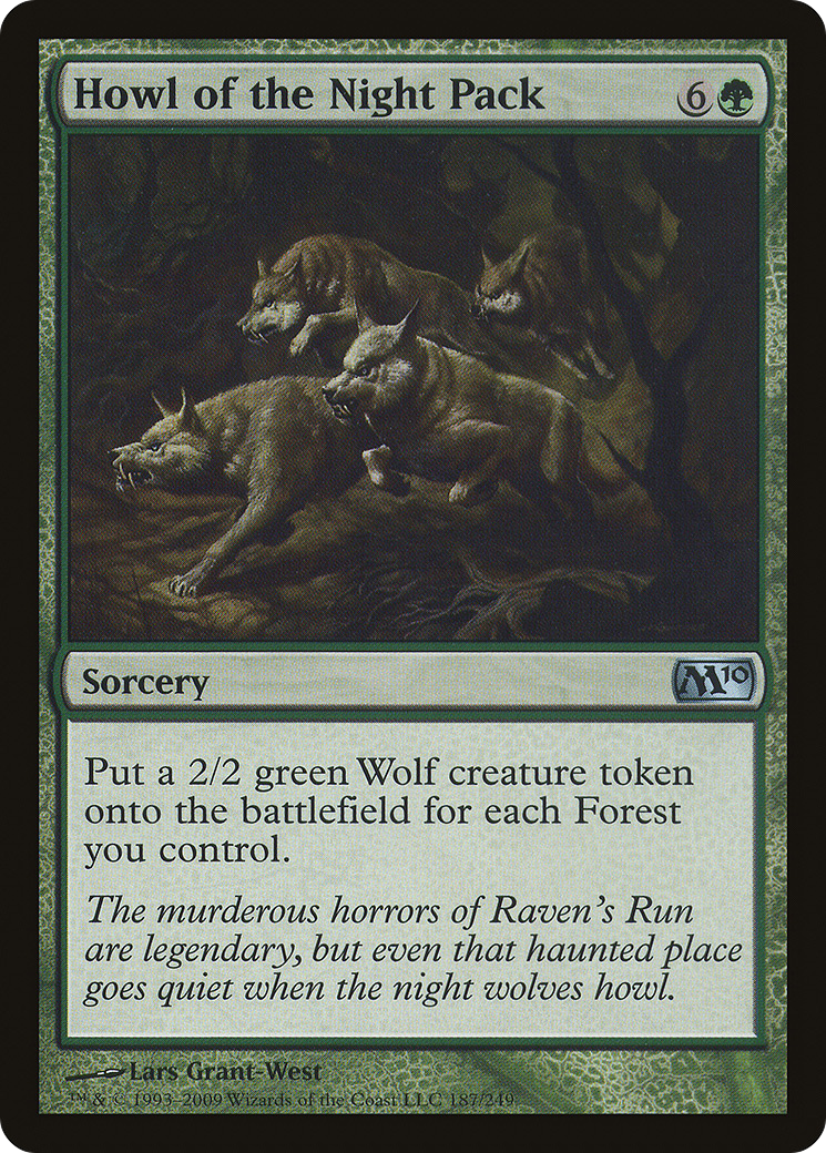 Howl of the Night Pack (M10-187) - Magic 2010