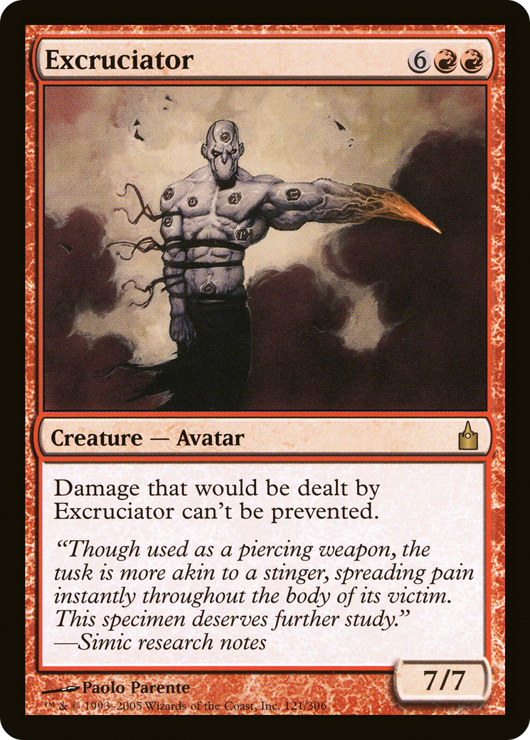 Excruciator (RAV-121) - Ravnica: City of Guilds Foil