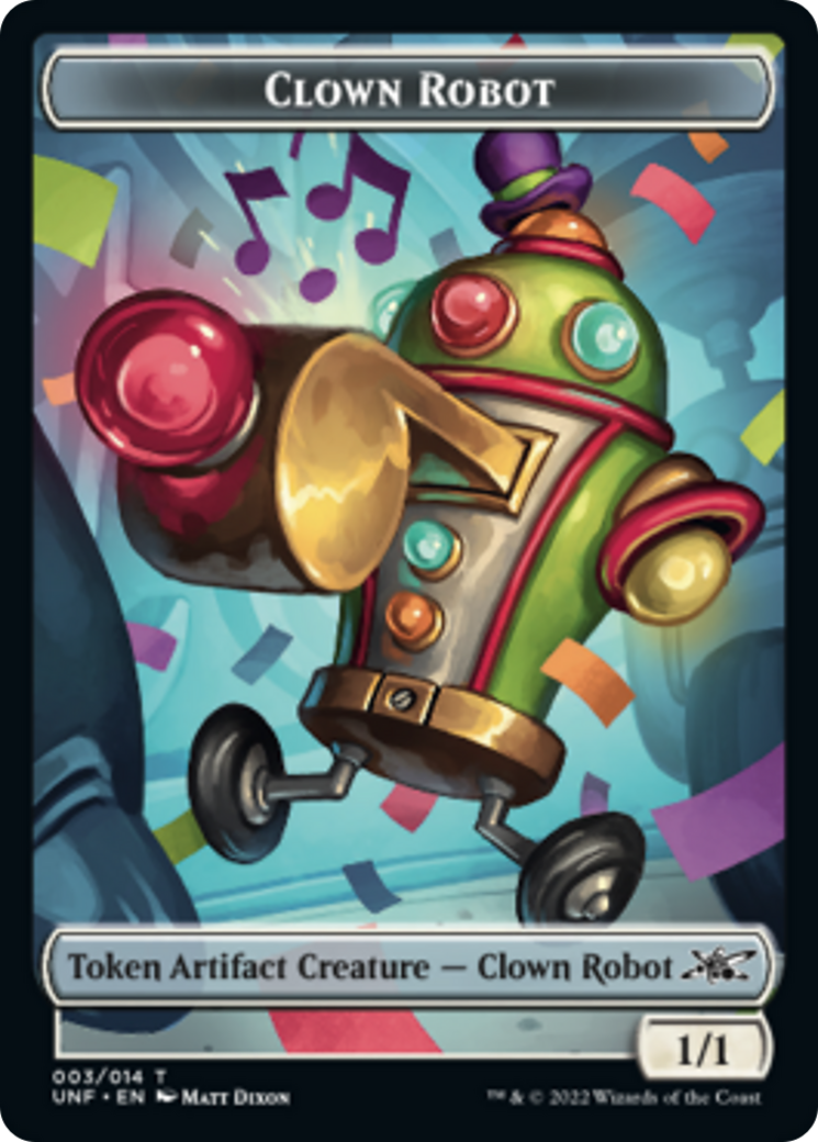 Robot Clown (003) // Jeton Ballon Double Face [Jetons Unfinity] 