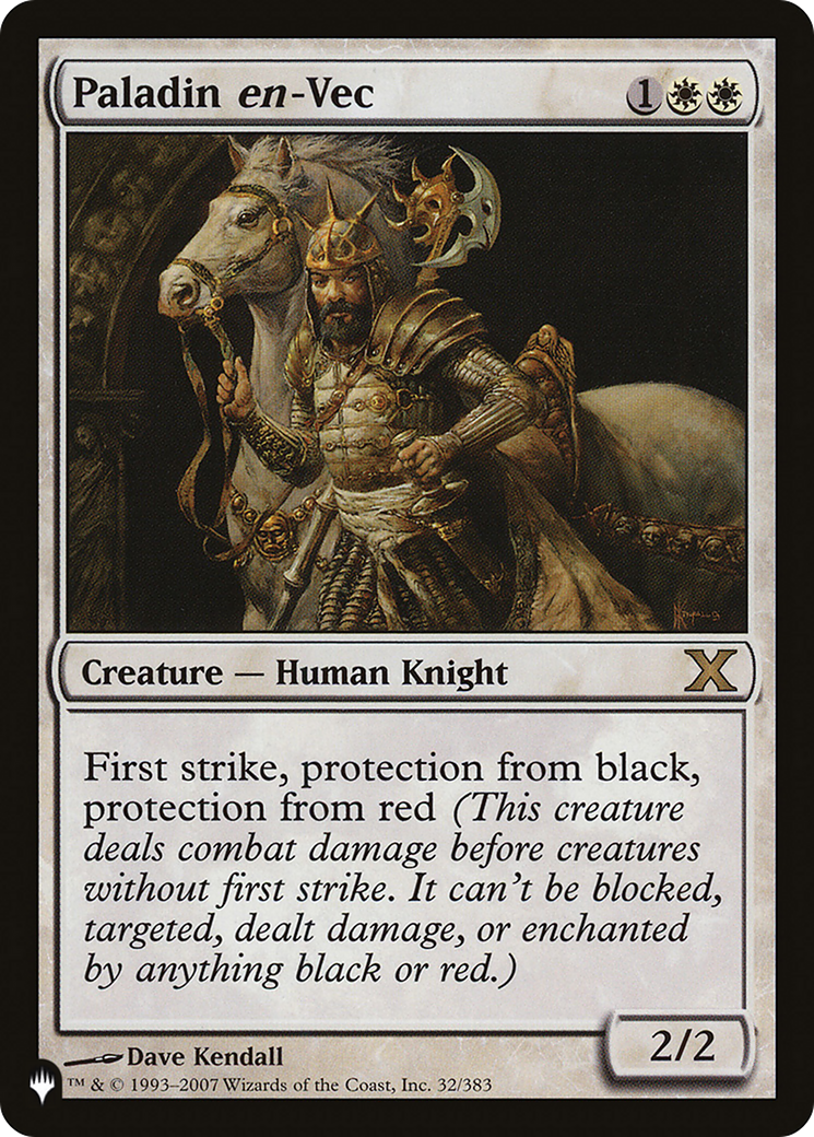 Paladin en-Vec [La Liste] 