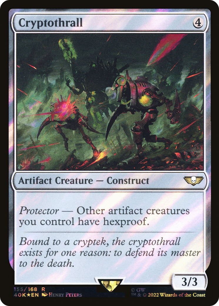 Cryptothrall (feuille de surtension) [Warhammer 40,000] 