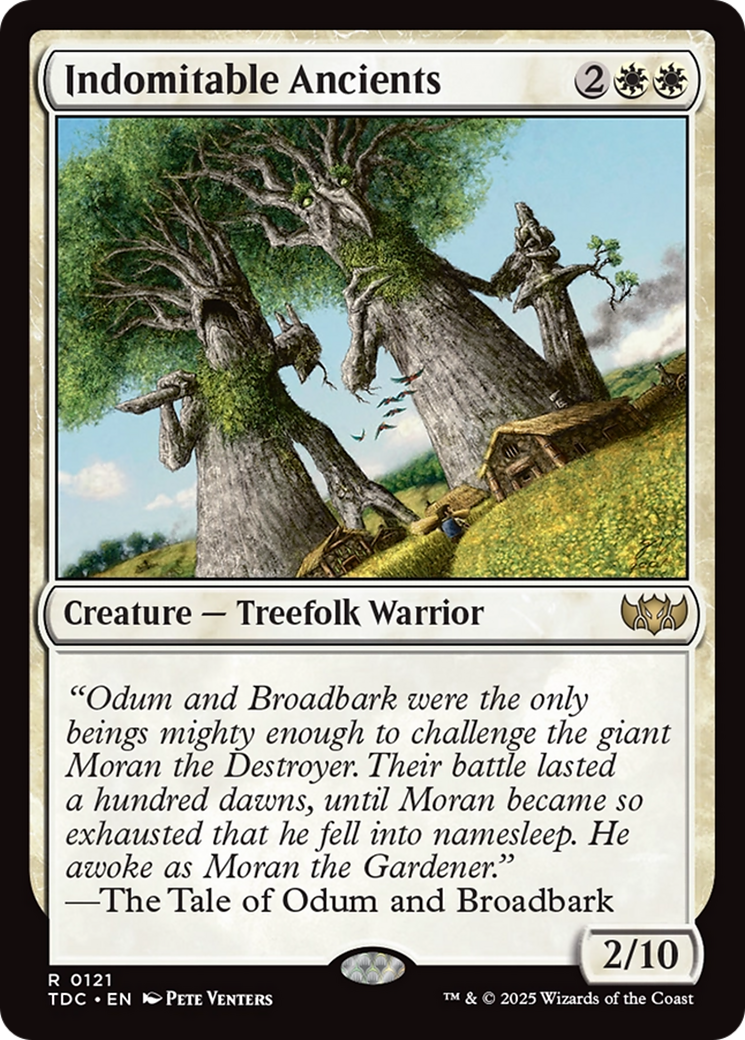 Indomitable Ancients (TDC-121) - Commander: Tarkir: Dragonstorm