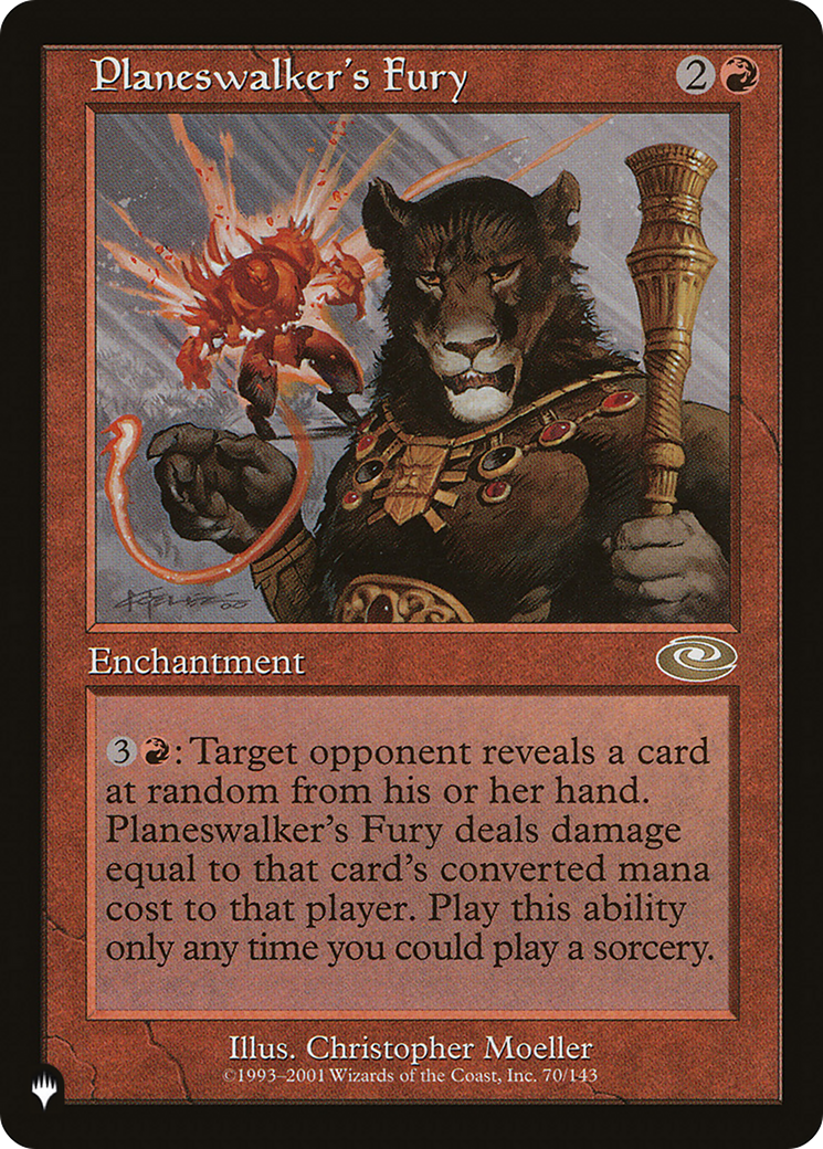 Fureur du planeswalker [La liste] 