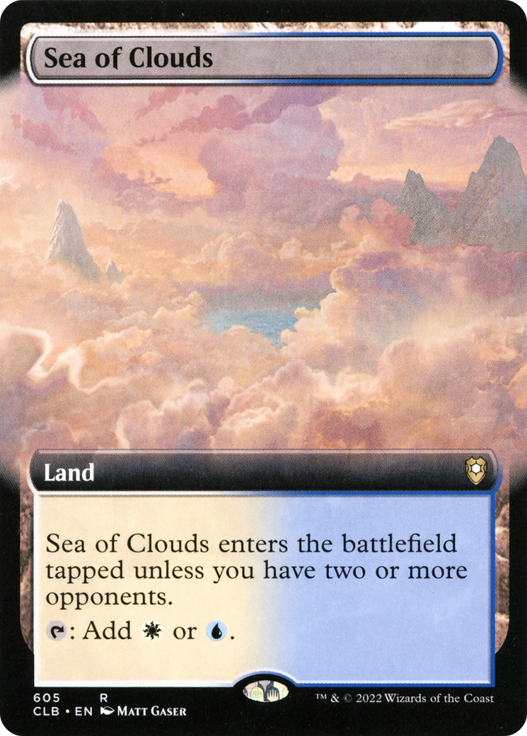 Mer de nuages ​​(art étendu) [Commander Legends : Bataille de Baldur's Gate] 