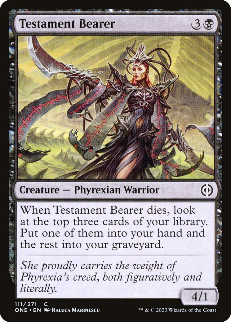 Porteur du Testament [Phyrexia : Tous seront un] 