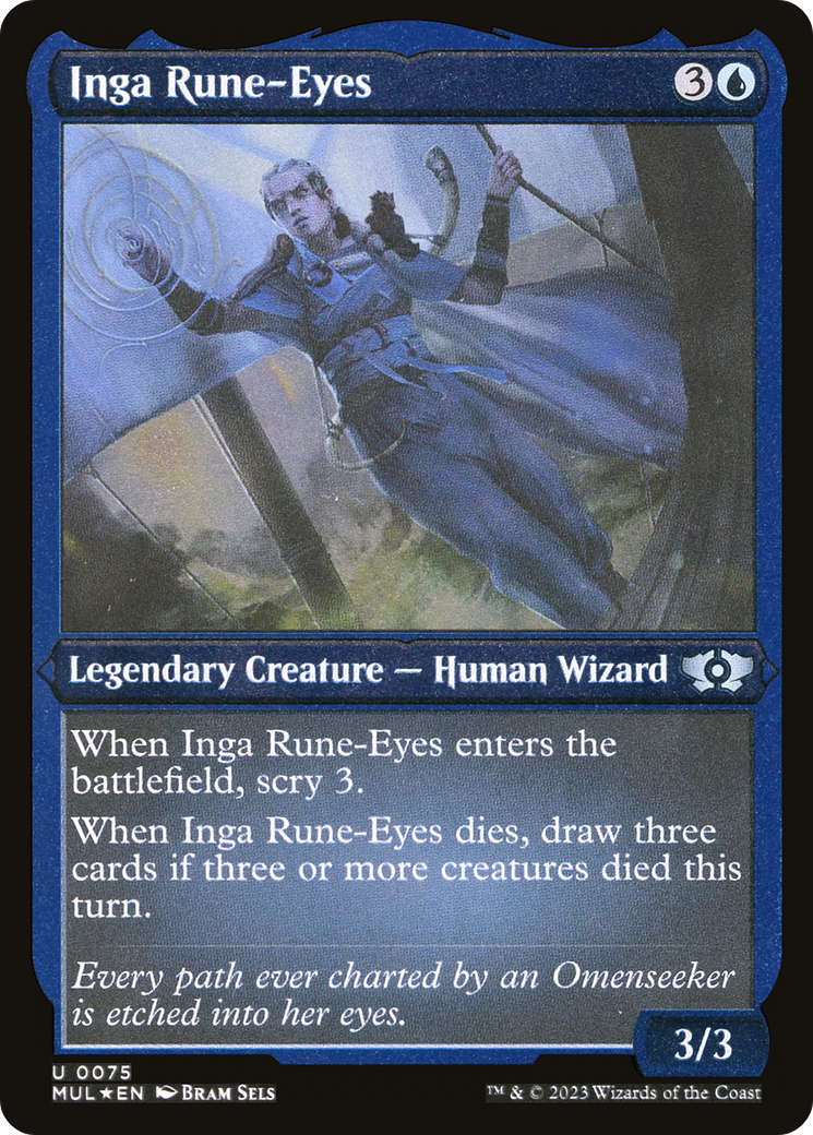 Inga Rune-Eyes (Foil Etched) [Légendes multivers] 