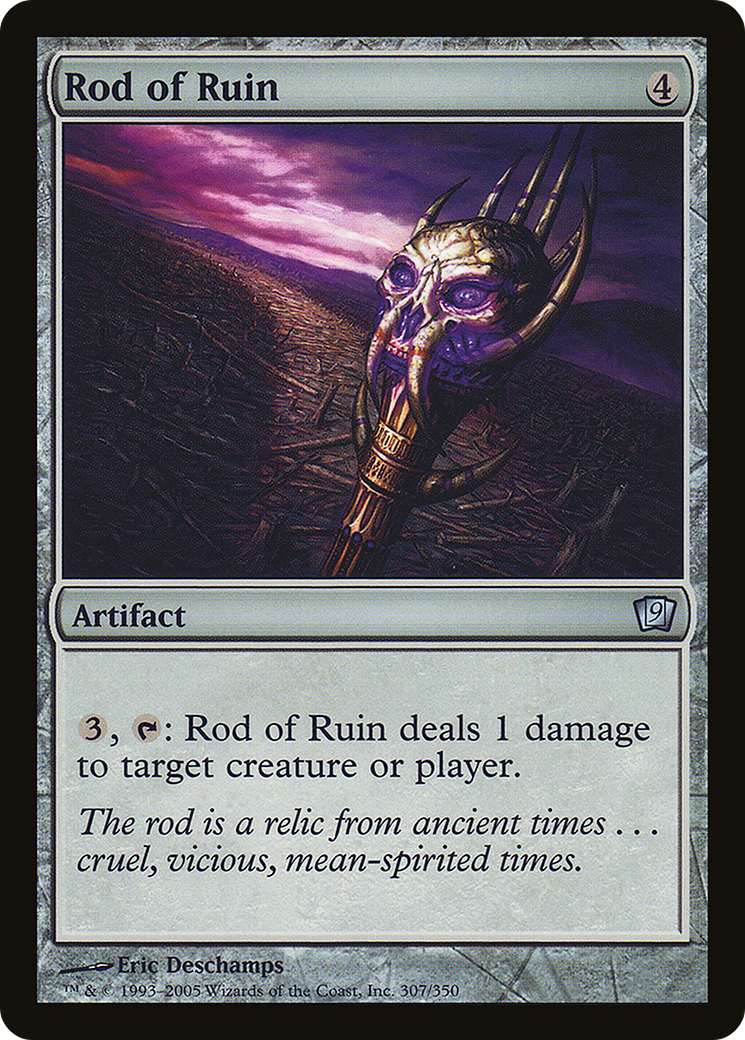 Rod of Ruin (9ED-307★) - 9th Edition Foil