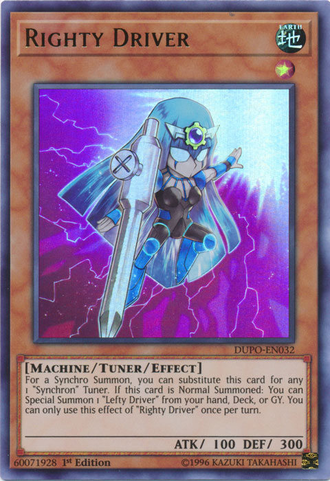 Righty Driver (DUPO-EN032) - Duel Power Unlimited