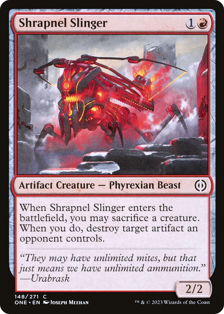 Shrapnel Slinger [Phyrexia : Tous seront un] 