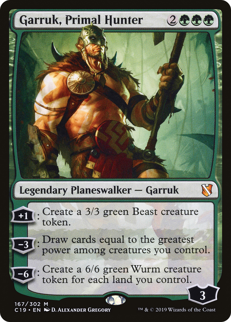 Garruk, chasseur primordial [Commandant 2019] 