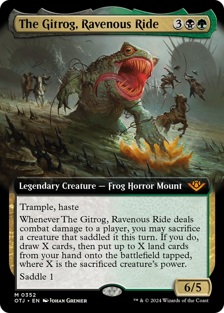 The Gitrog, Ravenous Ride (Extended Art) [Hors-la-loi de Thunder Junction] 