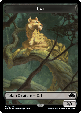 Gobelin // Chat (003) Jeton double face [Jetons remasterisés Dominaria] 