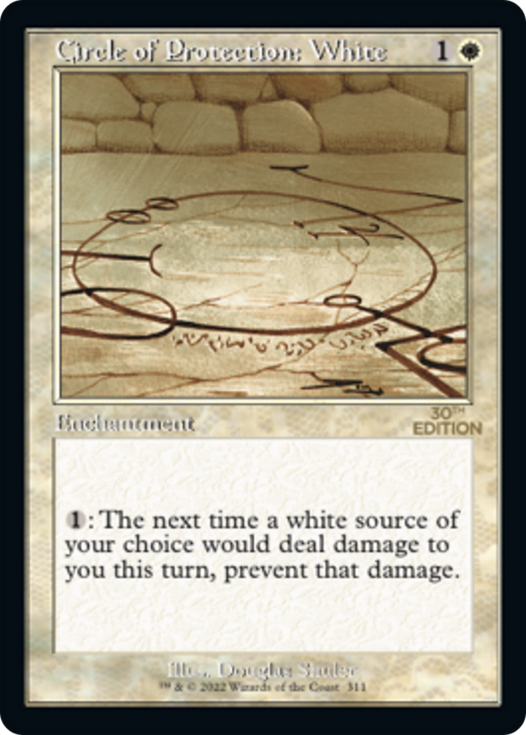 Cercle de protection : Blanc (Rétro) [Édition 30e anniversaire] 