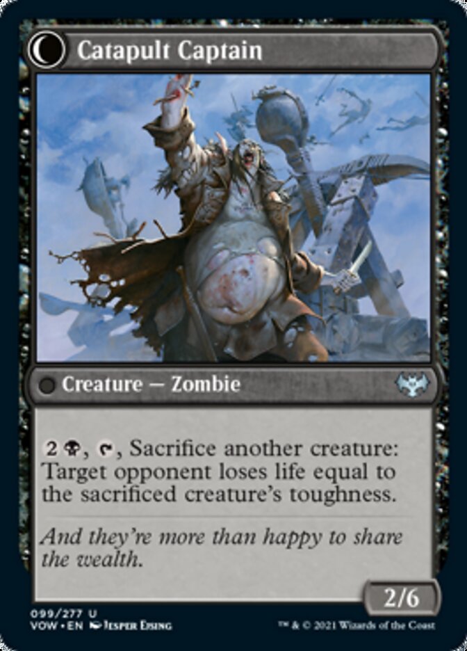 Catapult Fodder (VOW-099) - Innistrad: Crimson Vow: (Double Faced Transform)