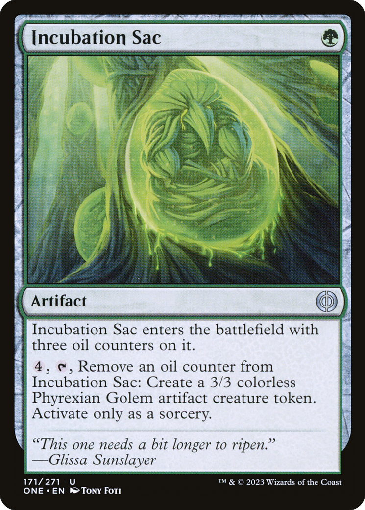 Sac d'incubation [Phyrexia : Tous seront un] 