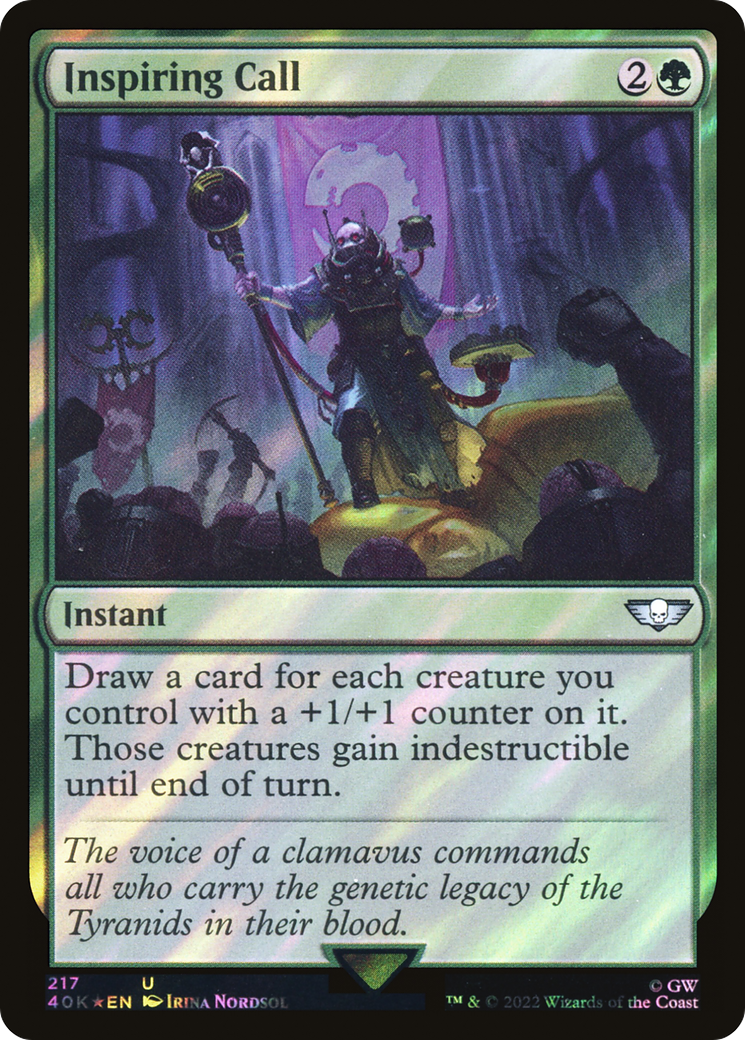 Appel inspirant (Surge Foil) [Warhammer 40,000] 
