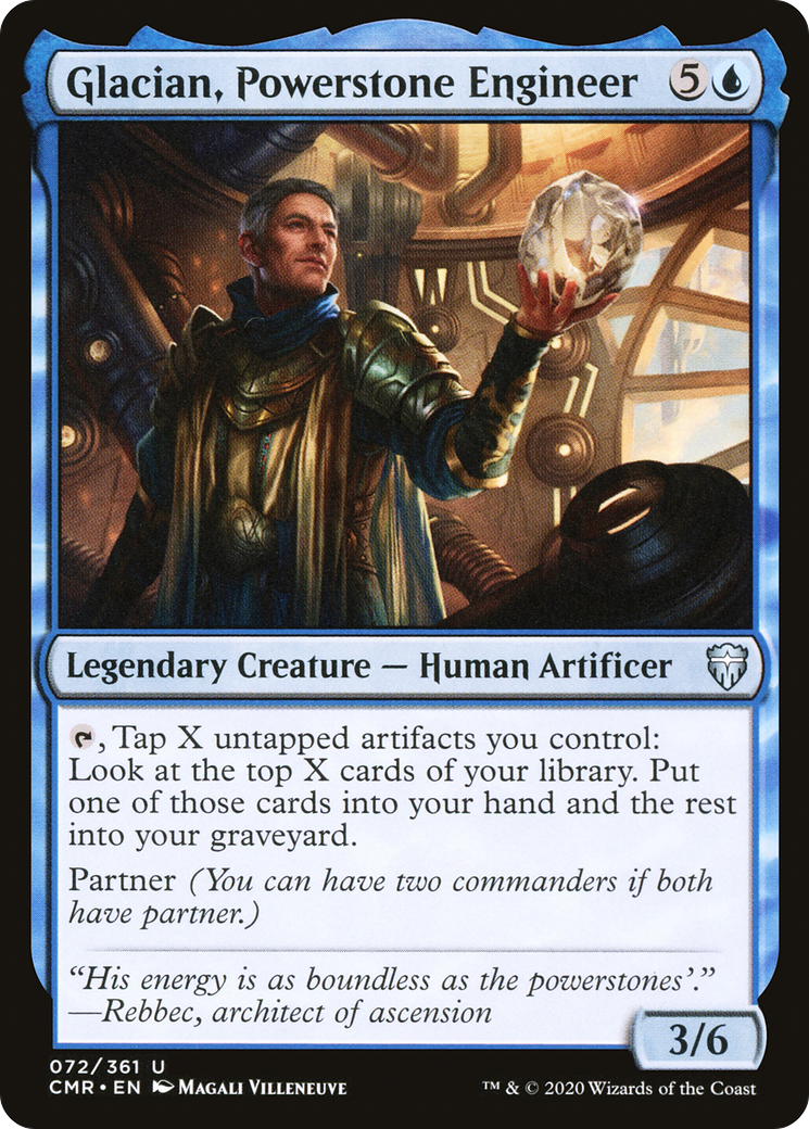 Glacien, ingénieur Powerstone [Commander Legends] 