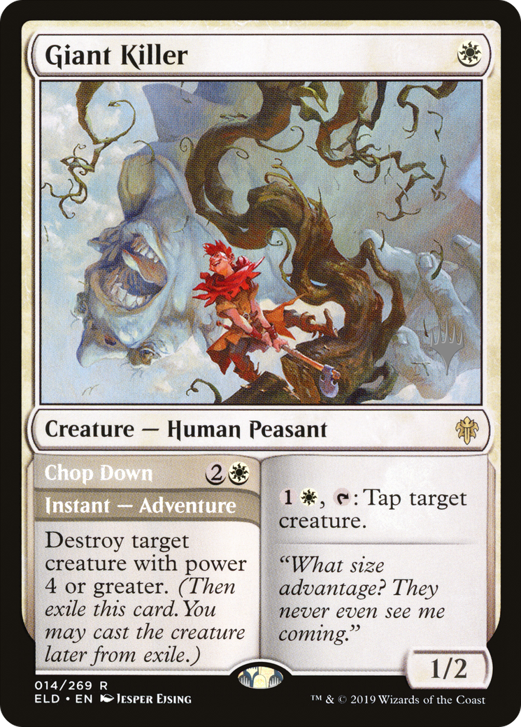 Giant Killer // Chop Down (Pack promotionnel) [Promotions du Trône d'Eldraine] 