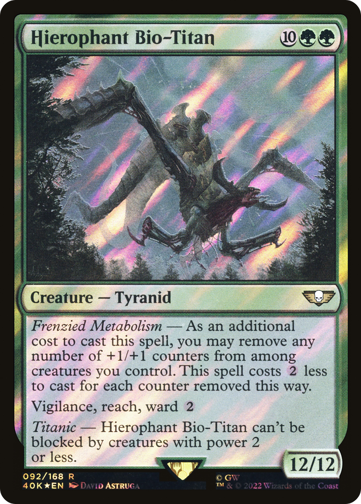 Hiérophante Bio-Titan (Surge Foil) [Warhammer 40,000] 