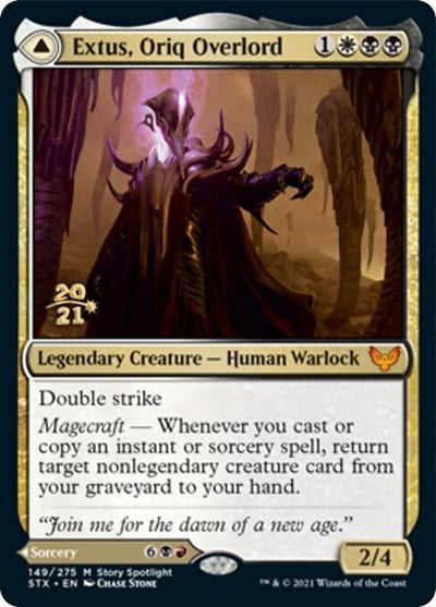 Extus, Oriq Overlord (PRE-149) - Strixhaven: School of Mages Promos Foil