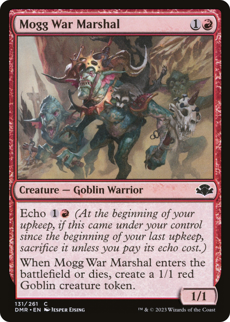Maréchal de guerre Mogg [Dominaria Remastered] 