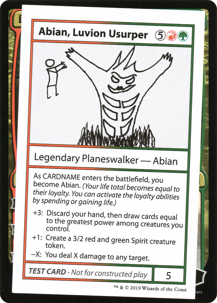 Abian, Luvion Usurper (CMB1-087) - Mystery Booster Playtest Cards 2021
