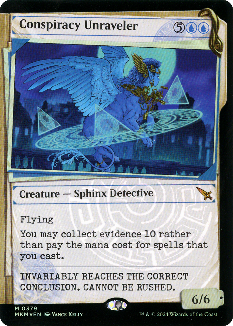 Conspiracy Unraveler (Showcase) (Invisible Ink) [Meurtres au manoir Karlov] 