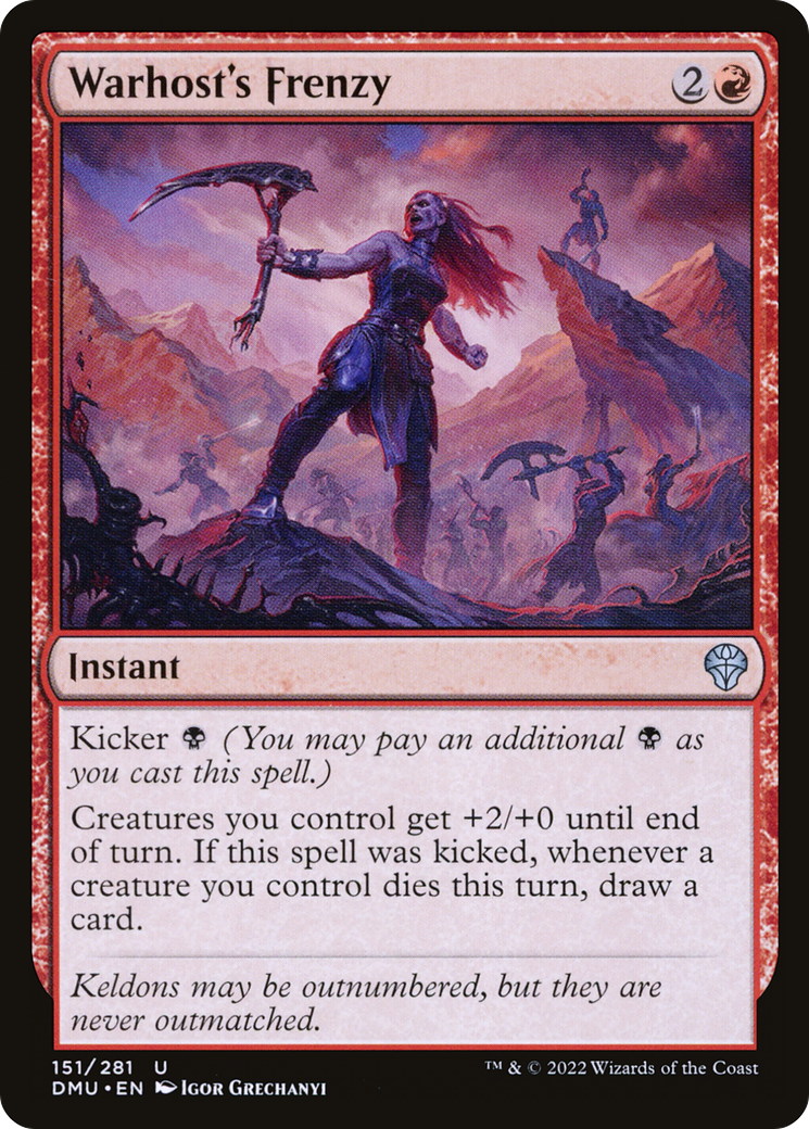 Frénésie de Warhost [Dominaria United] 