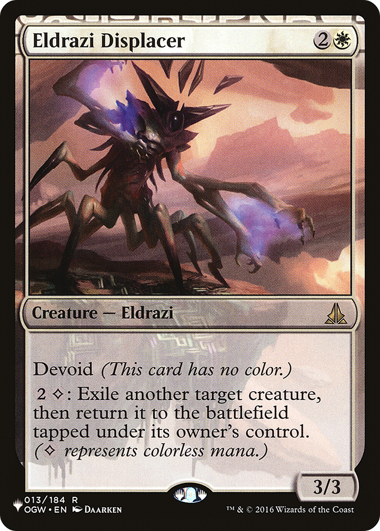 Déplaceur Eldrazi [La liste] 