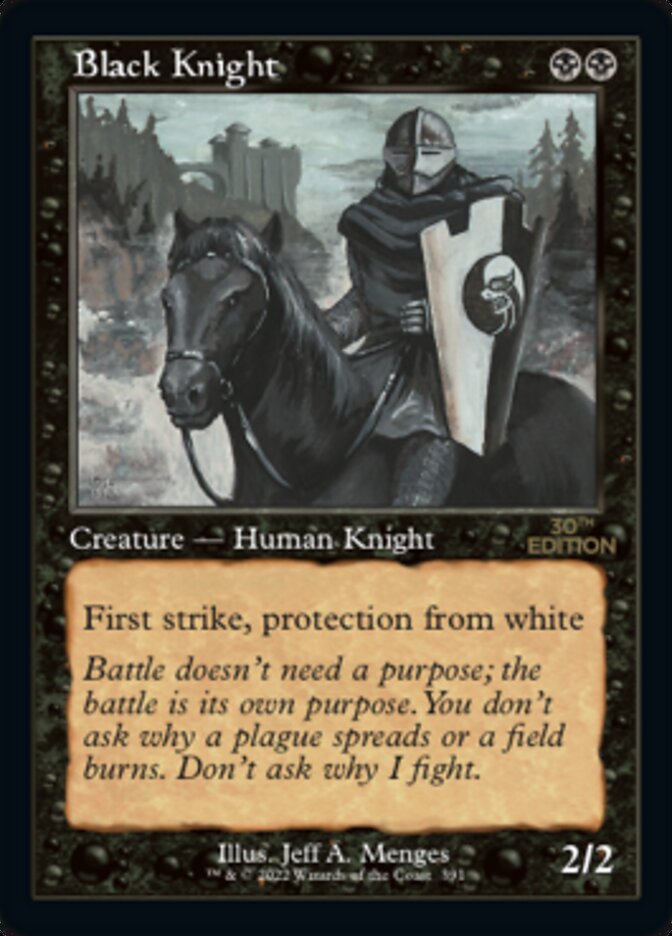 Black Knight (Rétro) [Édition 30e anniversaire] 