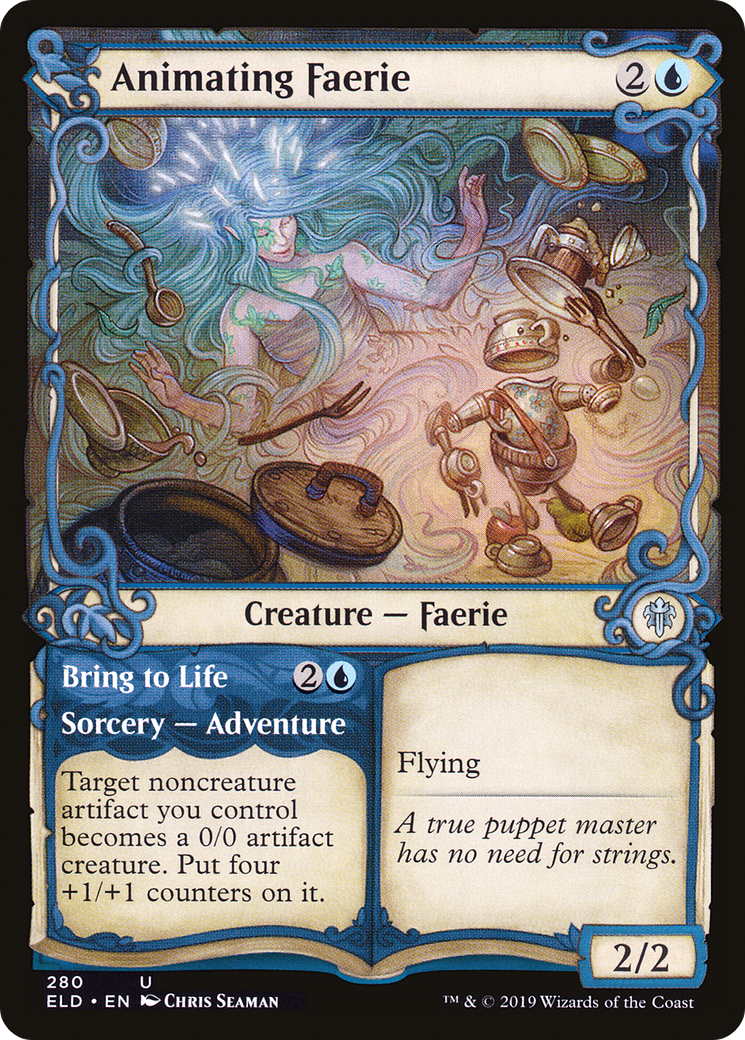 Animation de fées // Donner vie (vitrine) [Trône d'Eldraine] 