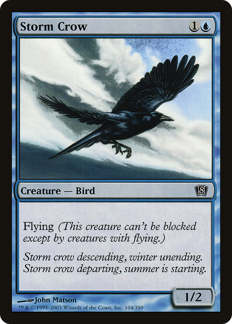Storm Crow (8ED-104★) - 8th Edition Foil