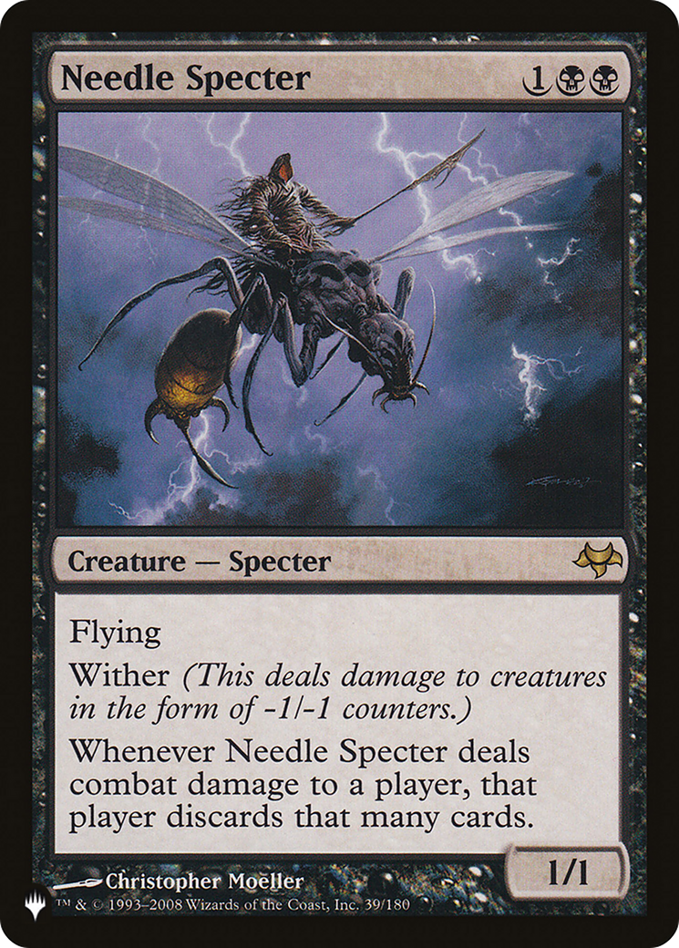 Spectre d'aiguille [La liste] 