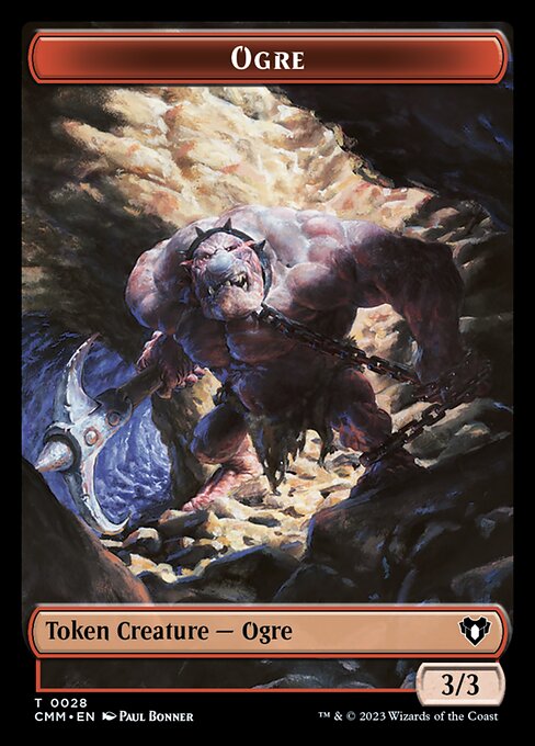 Saproling // Jeton double face Ogre [Jetons Commandant Maîtres] 