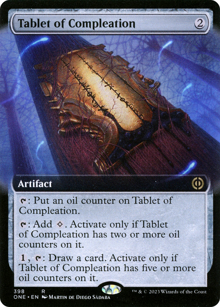 Tablette de complétion (Extended Art) [Phyrexia : Tous seront un] 