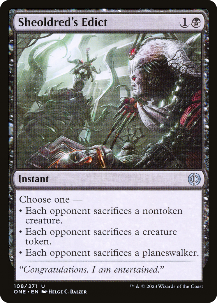 Édit de Sheoldred [Phyrexia : Tous seront un] 