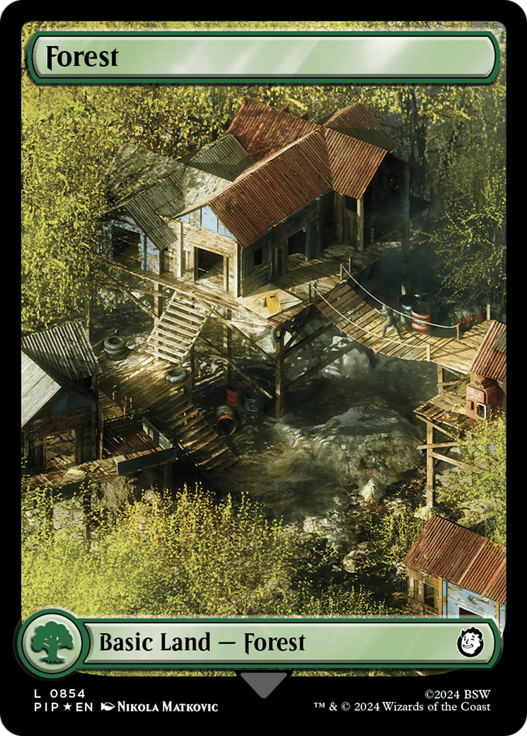Forêt (0854) (Surge Foil) [Fallout] 