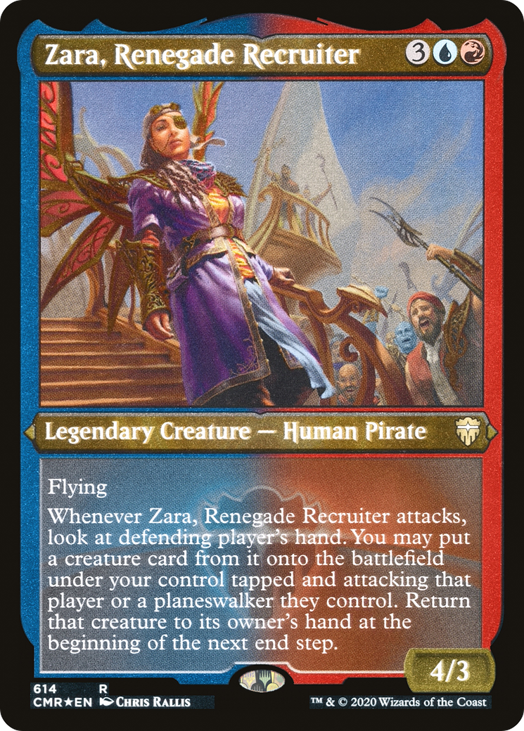 Zara, recruteur renégat (gravé) [Commander Legends] 