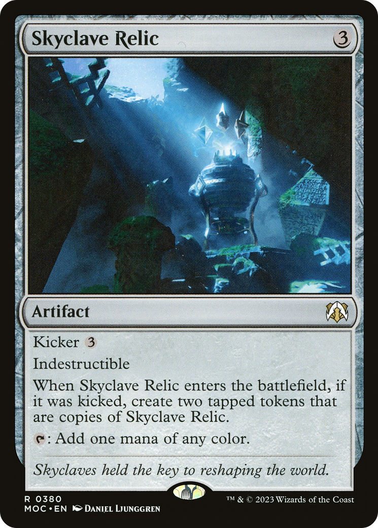 Relique du Skyclave [Marche du Commandant des Machines] 