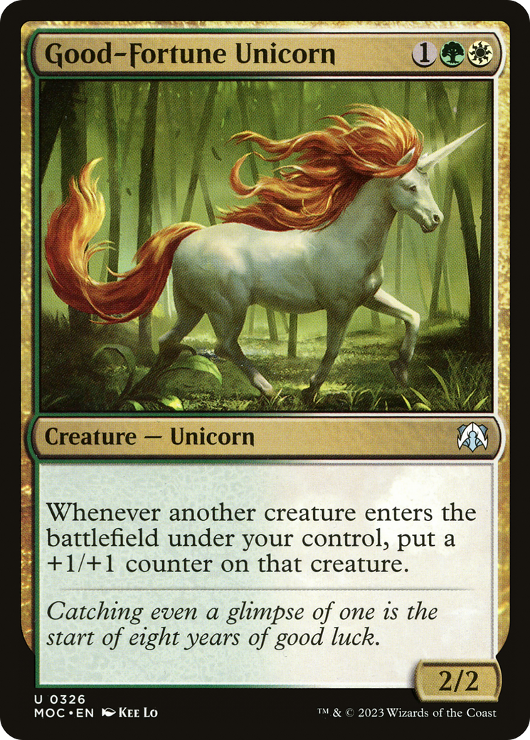 Licorne porte-bonheur [Marche du commandant de la machine] 
