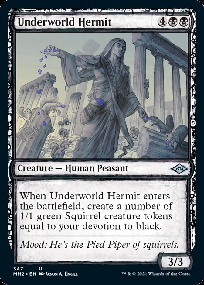 Underworld Hermit (Showcase) (MH2-347) - Modern Horizons 2: (Showcase)