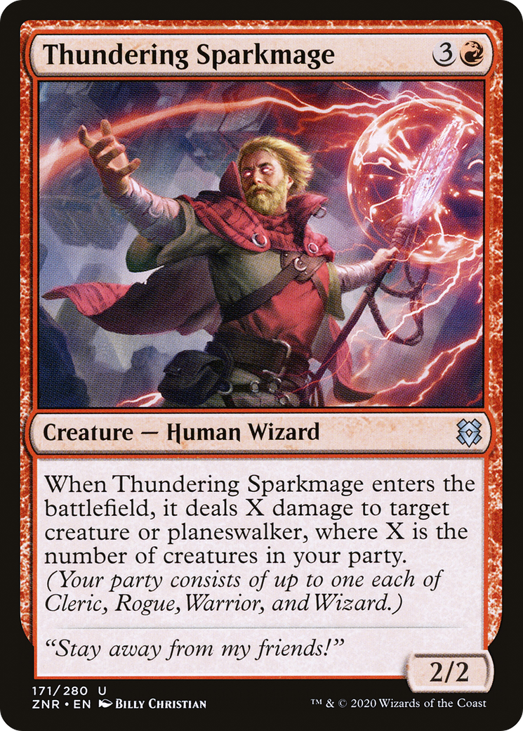 Sparkmage tonitruant [Zendikar Rising] 