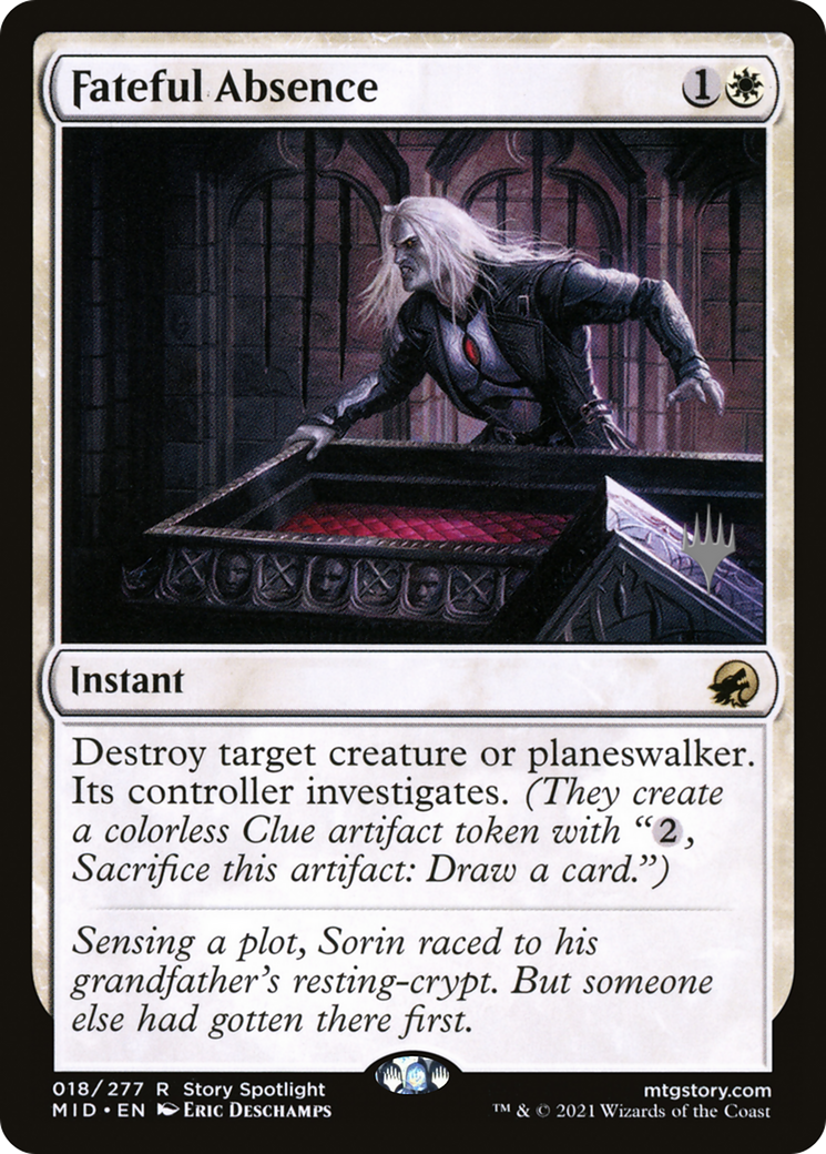 Absence fatidique (Pack promotionnel) [Innistrad : Promos de chasse à minuit] 