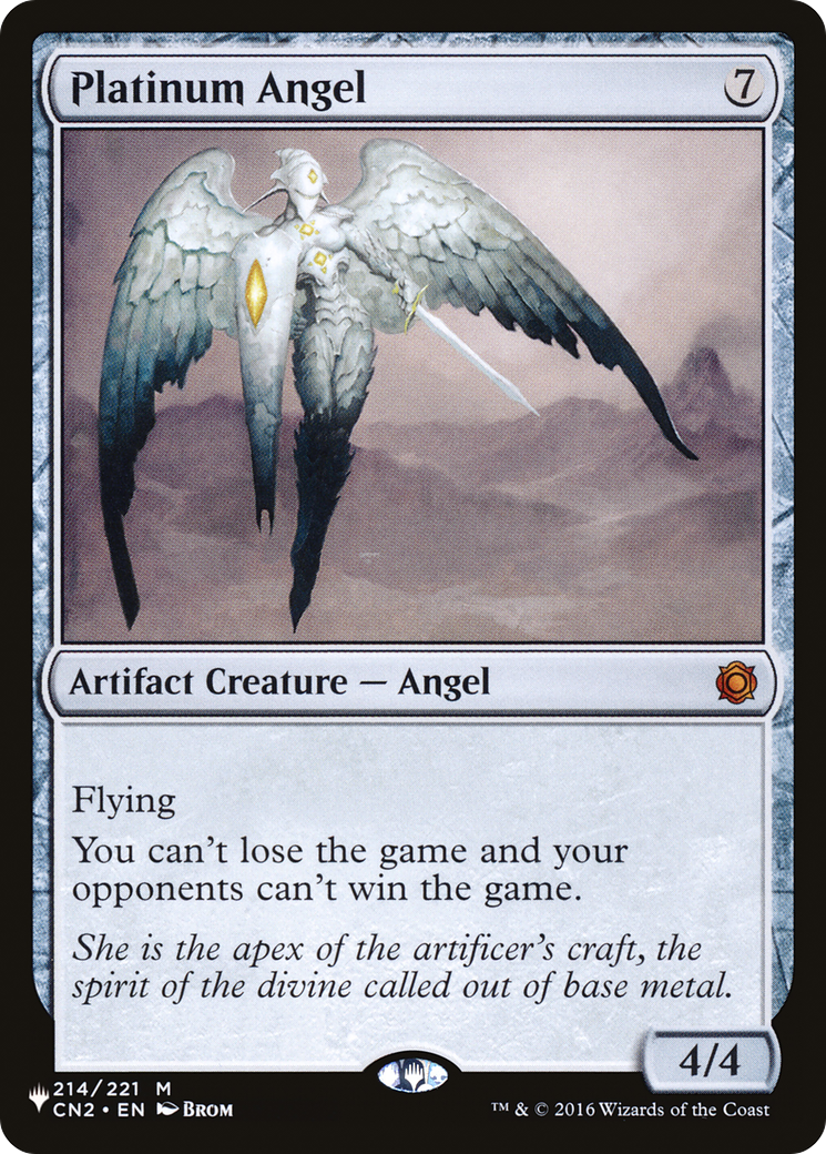 Platinum Angel [La liste] 