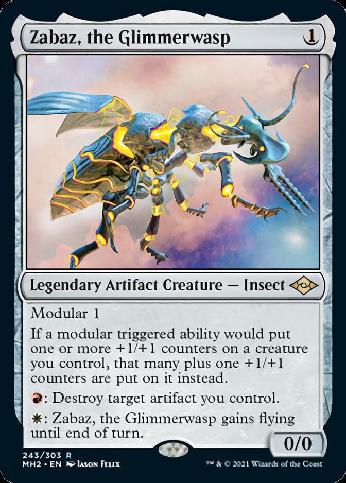 Zabaz, the Glimmerwasp (MH2-243) - Modern Horizons 2