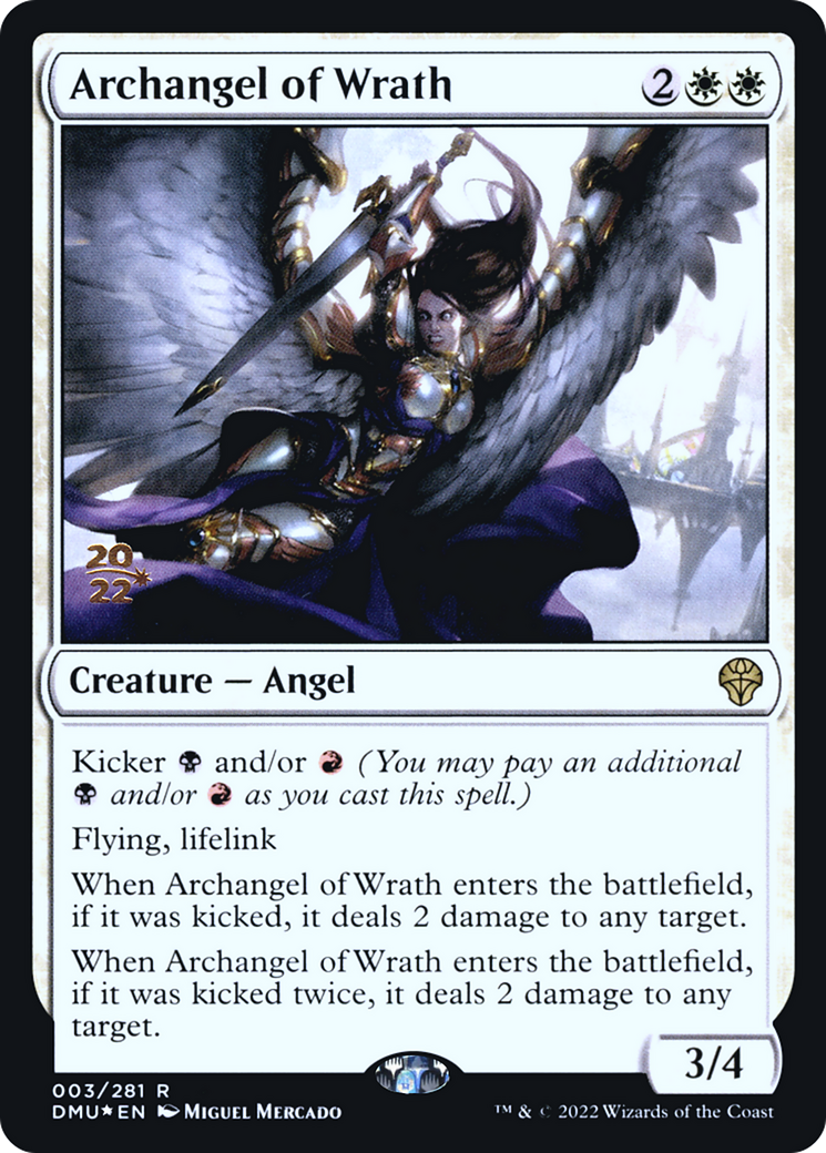 Archange de la colère [Promotions avant-première de Dominaria United] 