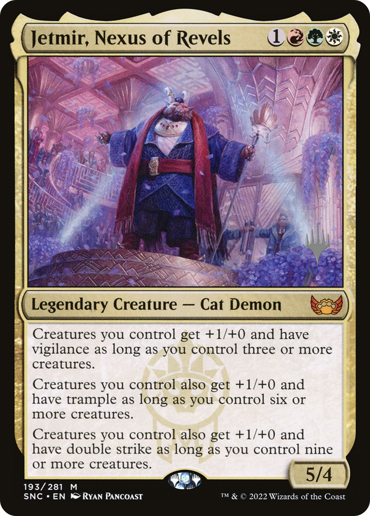 Jetmir, Nexus of Revels (Pack promotionnel) [Streets of New Capenna Promos] 