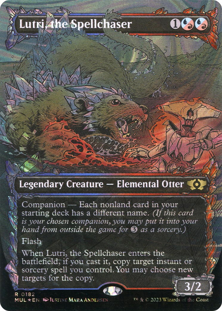 Lutri, le chasseur de sorts (Halo Foil) [Légendes multivers] 