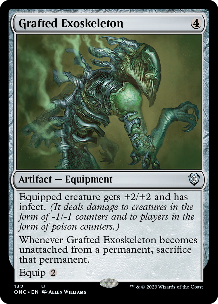 Exosquelette greffé [Phyrexia : Tous seront un seul commandant] 